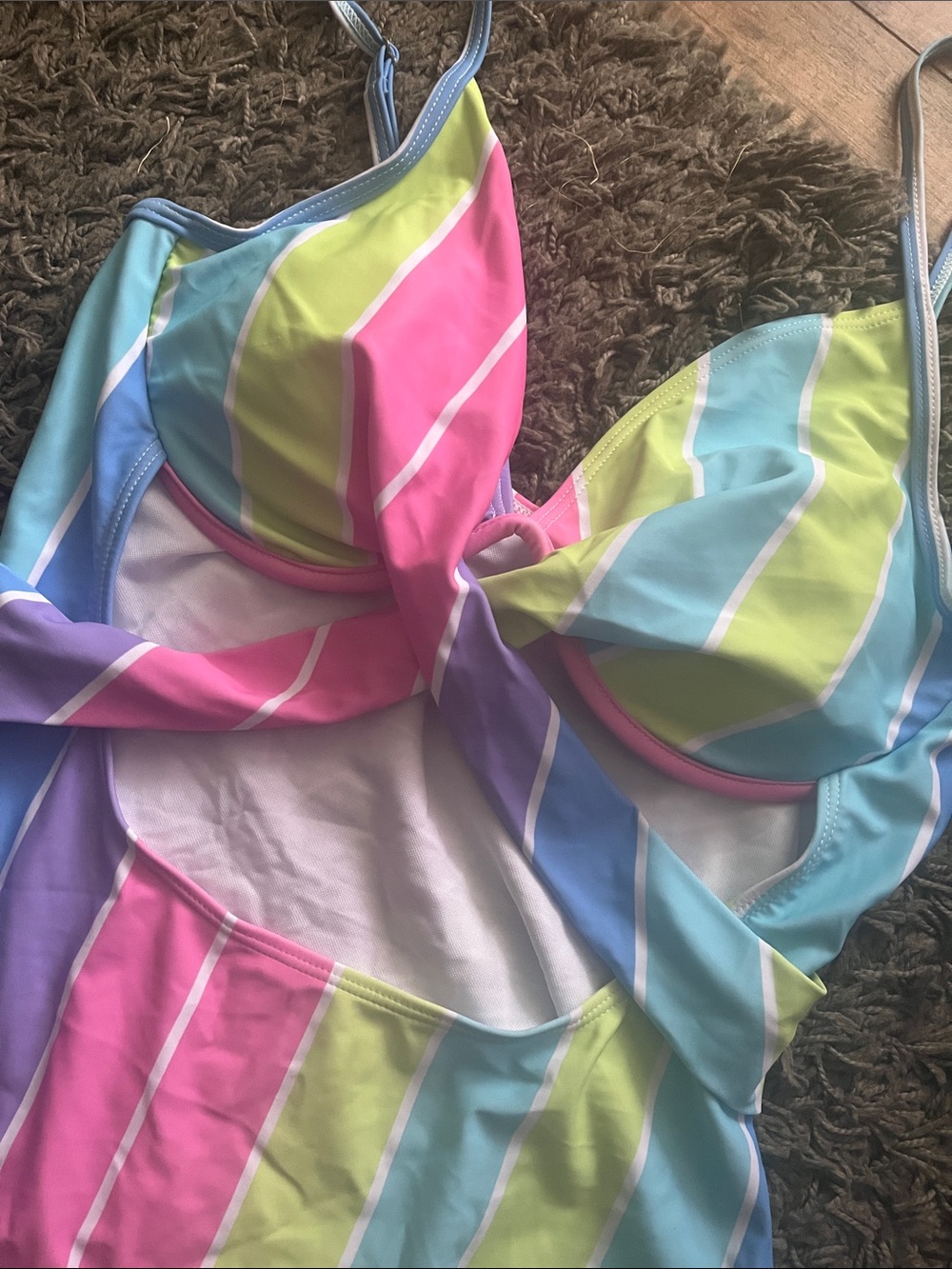 Striped Swimsuit - Picture 2 of 5